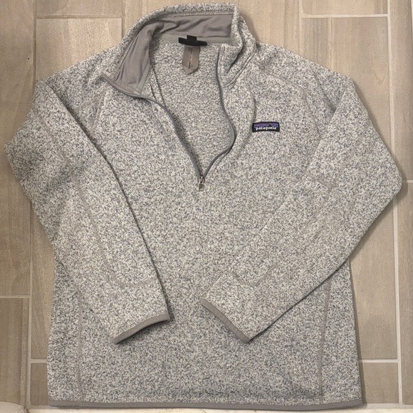 Patagonia Jackets & Blazers - Patagonia Gray Heather Half-Zip Fleece Pullover